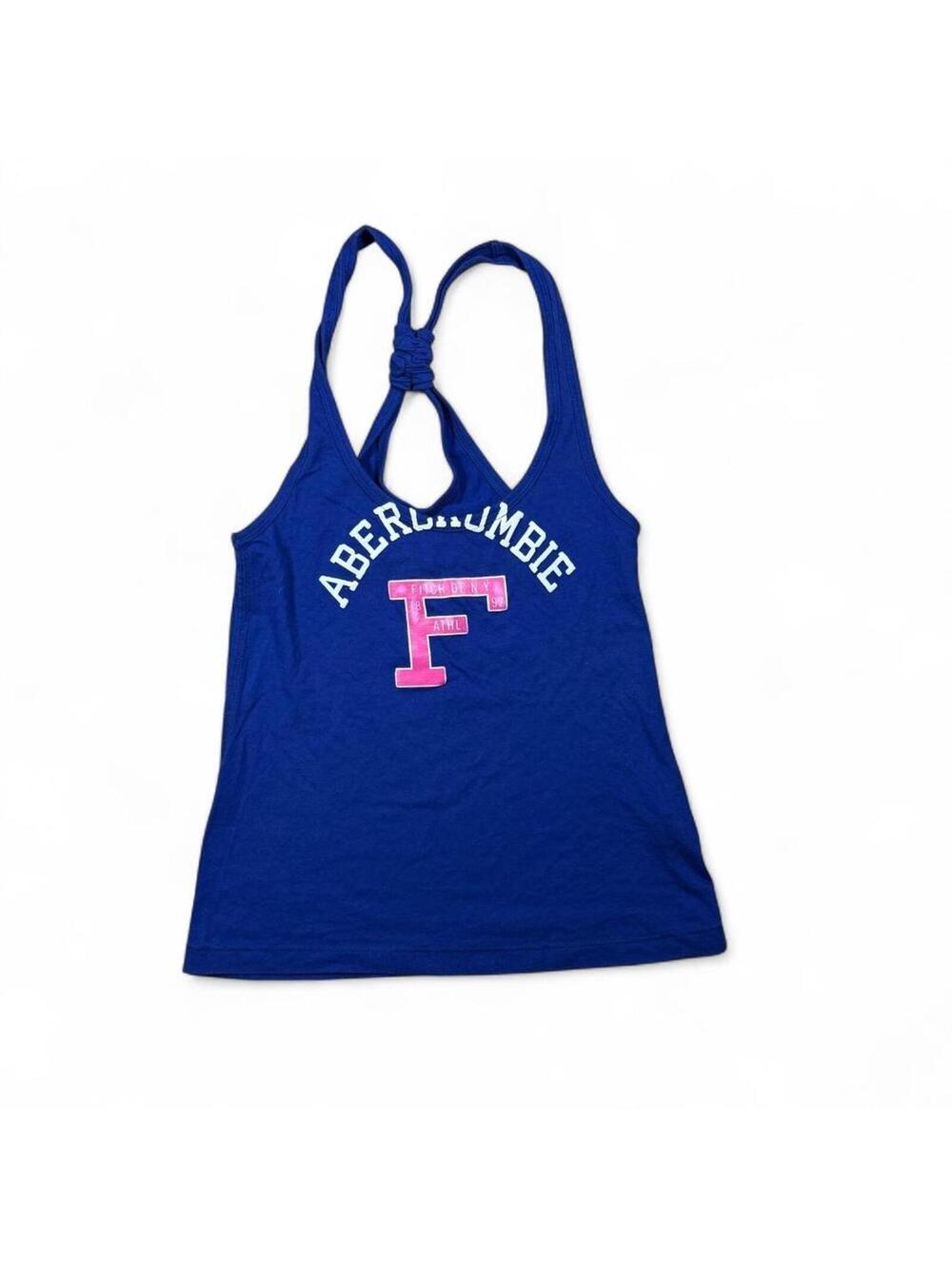 Vintage Y2K Abercrombie & Fitch blue tank top